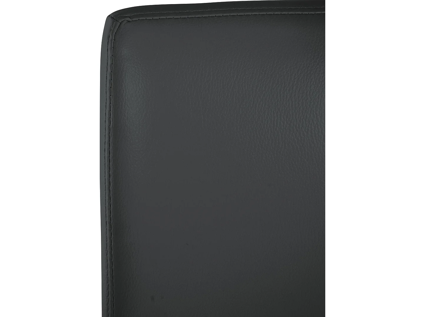 Tabouret de bar - Similicuir - Gris foncé - Freeport