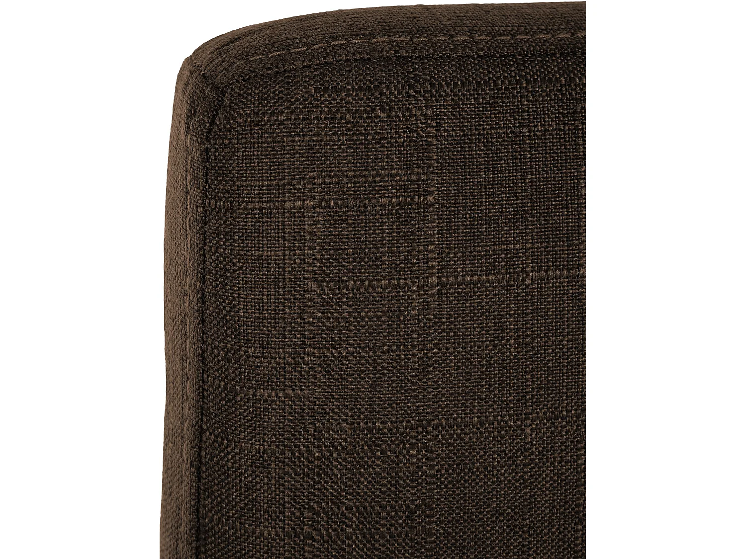 Tabouret de bar - Tissu - Marron - Freeport