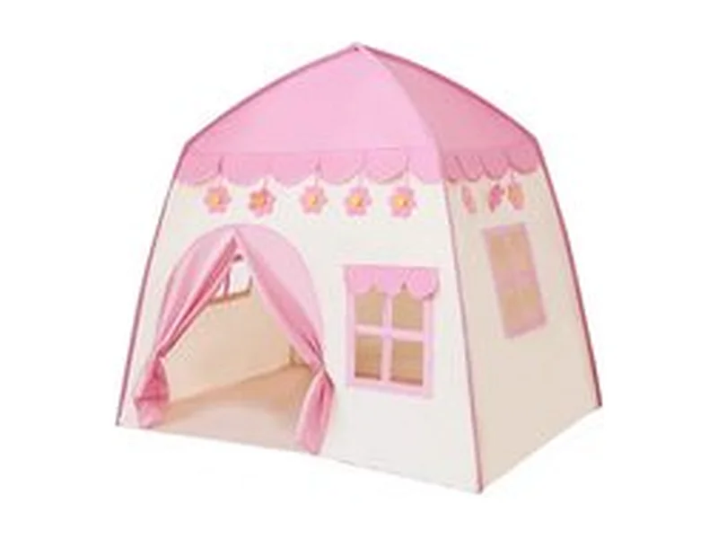 Bobbel Home - Speeltent XL - Met LED-verlichting - Roze Tent - Voor Kinderen