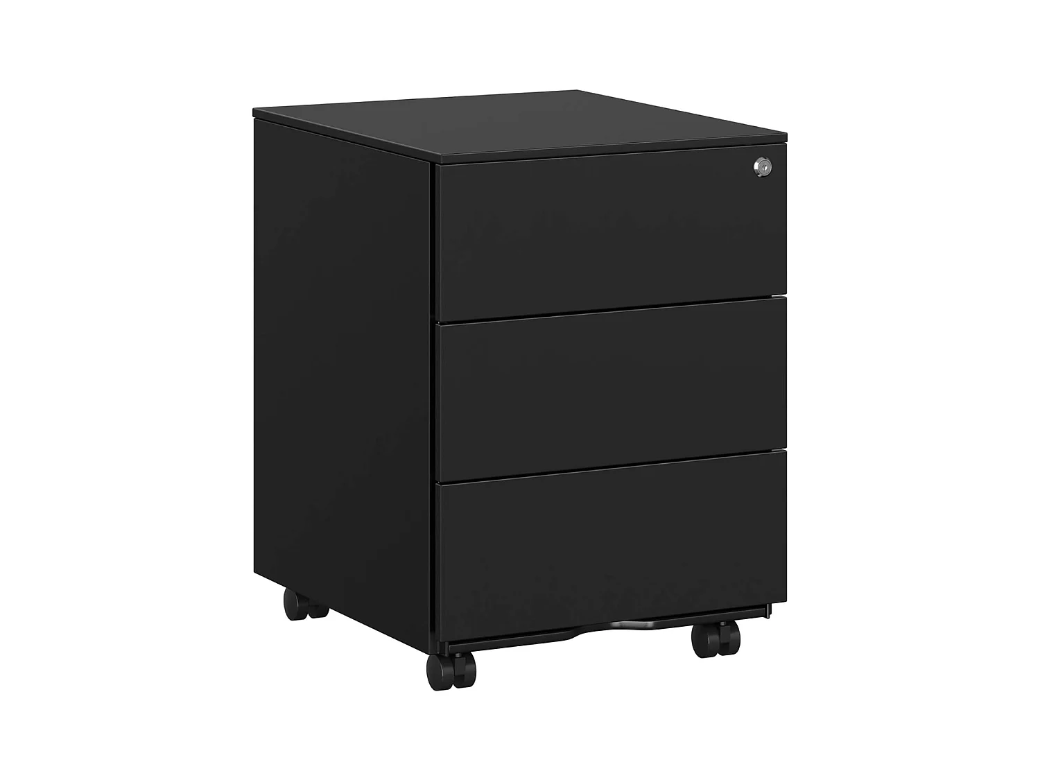 verrijdbaar Incl. Slot - 55x45x39cm - Zwart