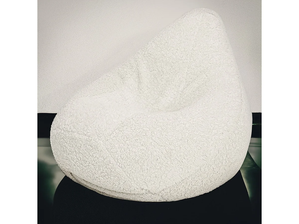 Chaise de luxe Teddy Beanbag de BobbelHome - Confortable et élégante pour le salon et la chambre à coucher
