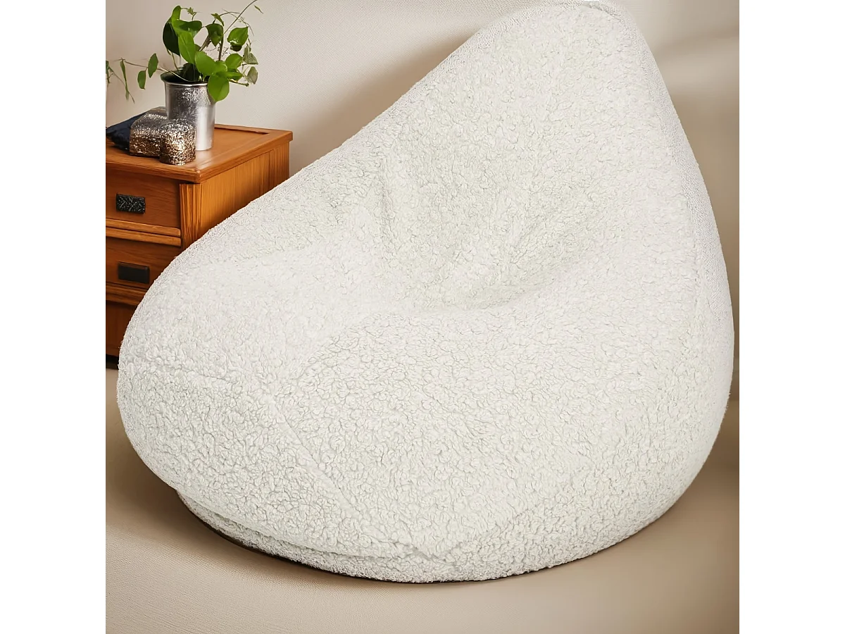 Chaise de luxe Teddy Beanbag de BobbelHome - Confortable et élégante pour le salon et la chambre à coucher
