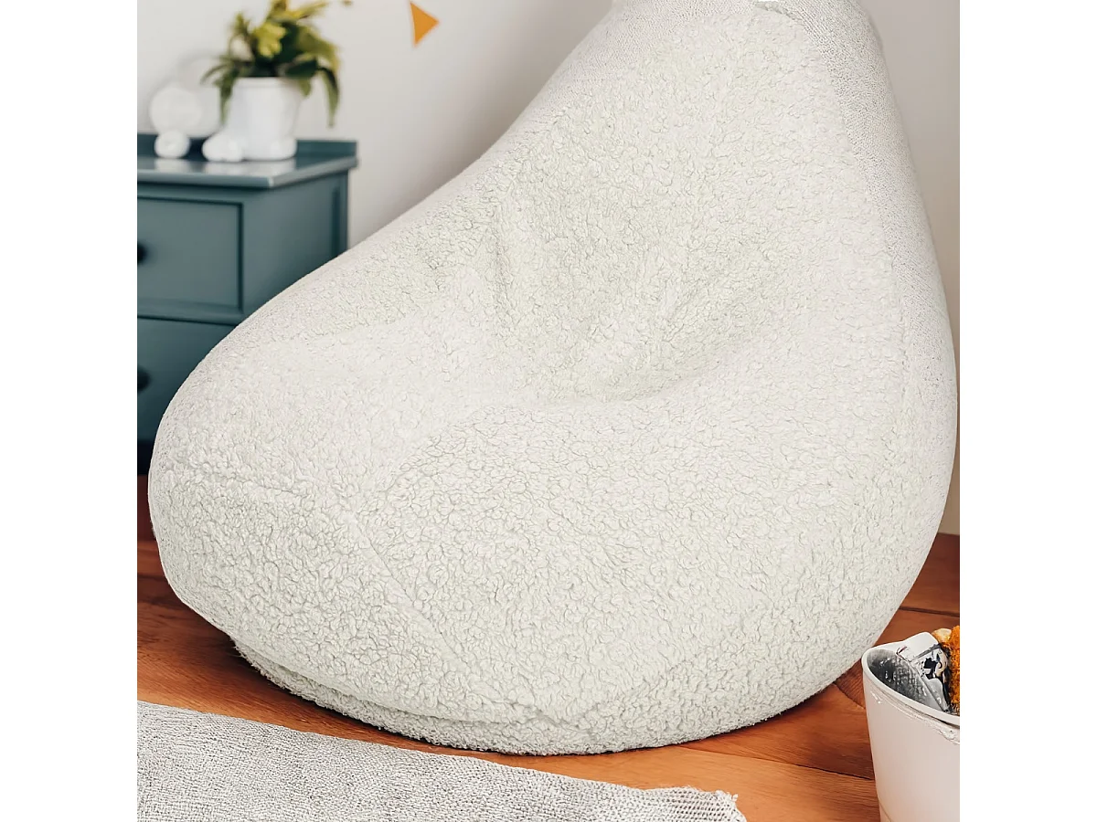 Chaise de luxe Teddy Beanbag de BobbelHome - Confortable et élégante pour le salon et la chambre à coucher