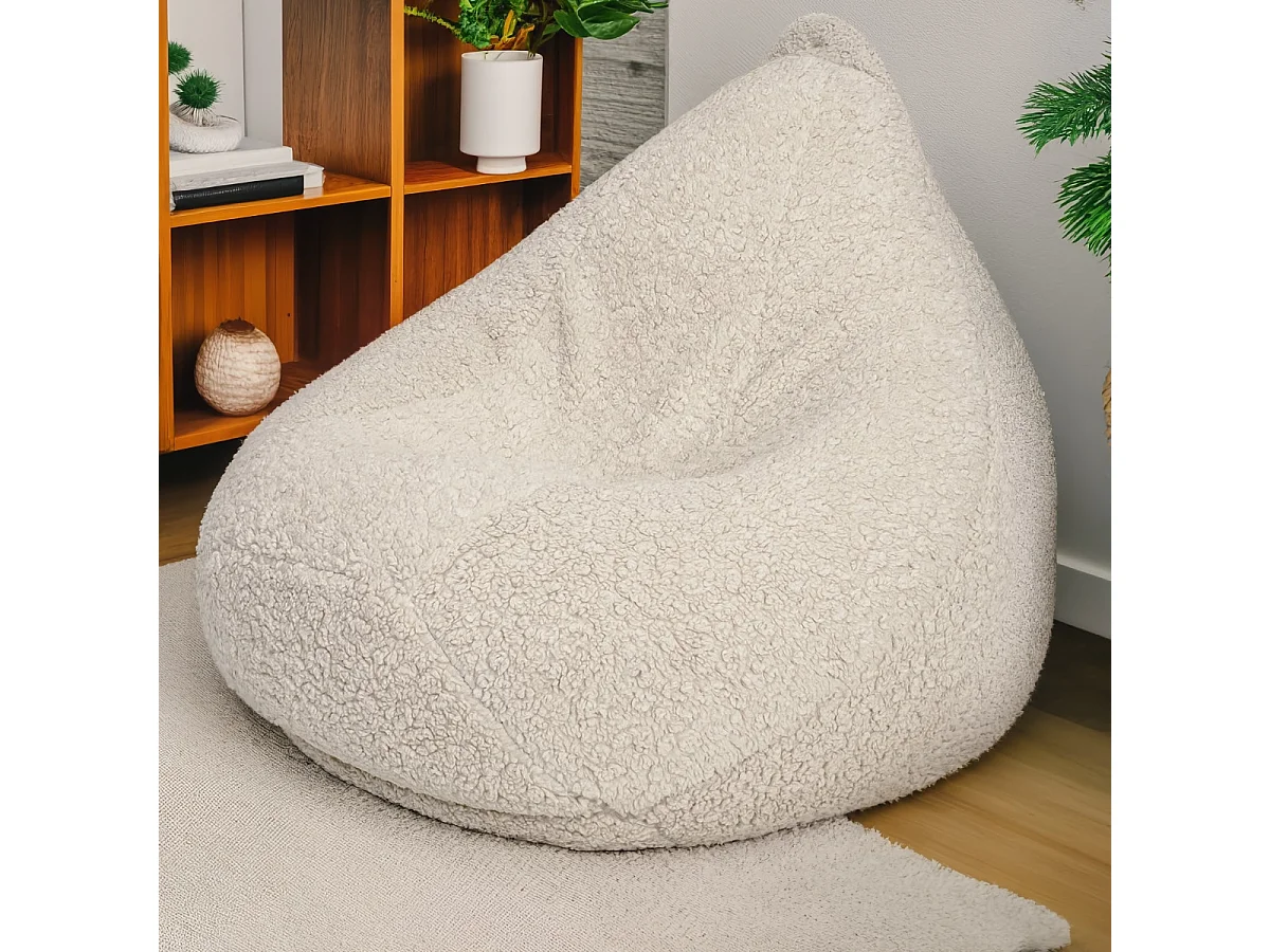 Luxe Teddy Zitzakstoel van BobbelHome – Comfortabel en Stijlvol voor Woonkamer en Slaapkamer