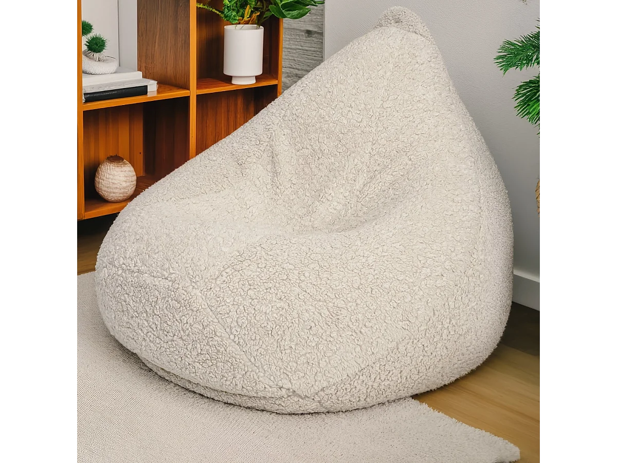 Luxe Teddy Zitzakstoel van BobbelHome – Comfortabel en Stijlvol voor Woonkamer en Slaapkamer