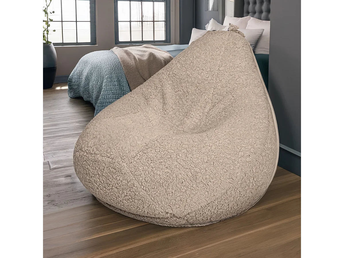 Luxe Teddy Zitzakstoel van BobbelHome – Comfortabel en Stijlvol voor Woonkamer en Slaapkamer