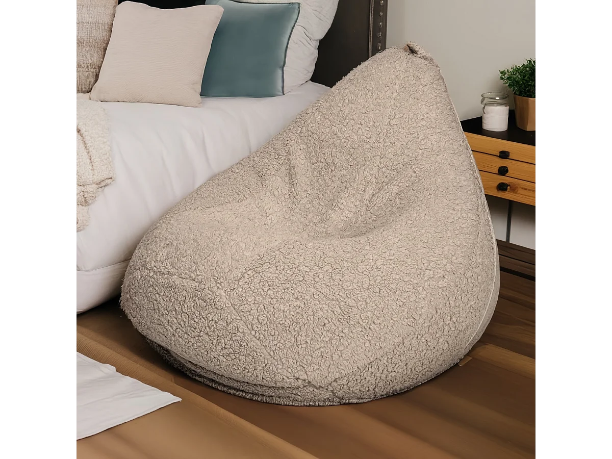 Luxe Teddy Zitzakstoel van BobbelHome – Comfortabel en Stijlvol voor Woonkamer en Slaapkamer