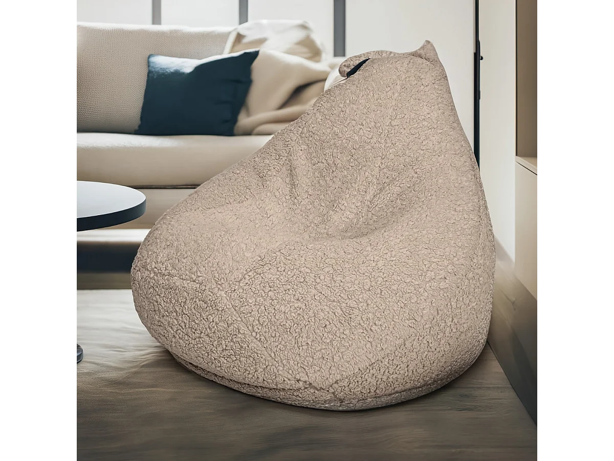 Luxe Teddy Zitzakstoel van BobbelHome – Comfortabel en Stijlvol voor Woonkamer en Slaapkamer