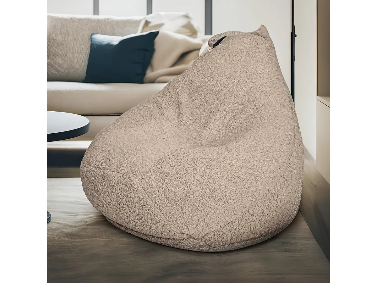 Chaise de luxe Teddy Beanbag de BobbelHome - Confortable et élégante pour le salon et la chambre à coucher