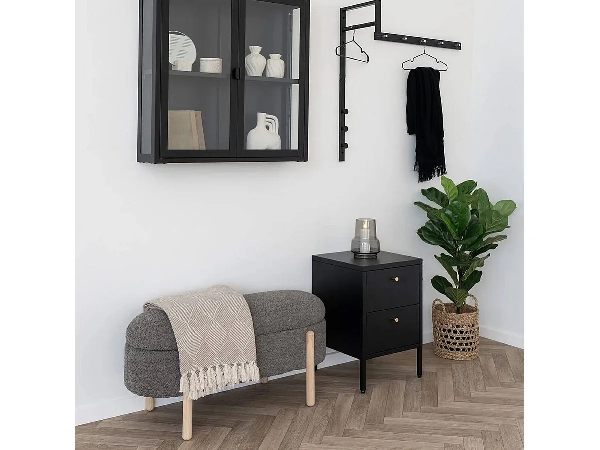 FATHIA - Plaid 130x180cm Taupe et Beige à Motifs Losanges