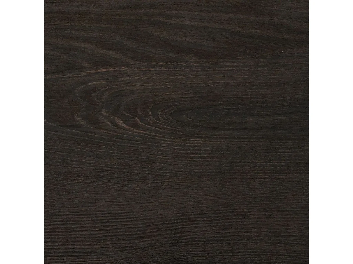 VALENTIANE - Table Basse en MDF Aspect Bois Foncé Pieds Asymétriques