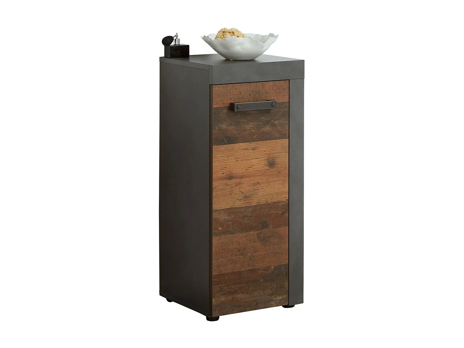 Meuble de Salle de Bain Indy, Marron, 36x31x81 cm, Seven Design