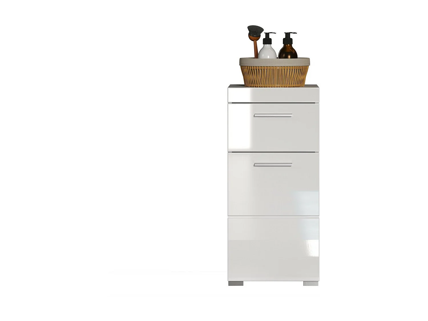 Badkamer Meubel Amanda 10, Wit, 37x31x79 cm, Seven Design