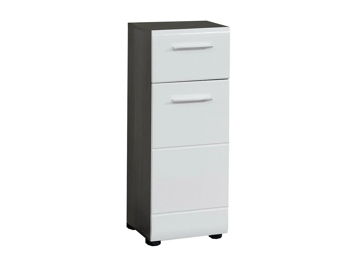 Meuble de Salle de Bain Line, Blanc, 30x31x80 cm, Seven Design