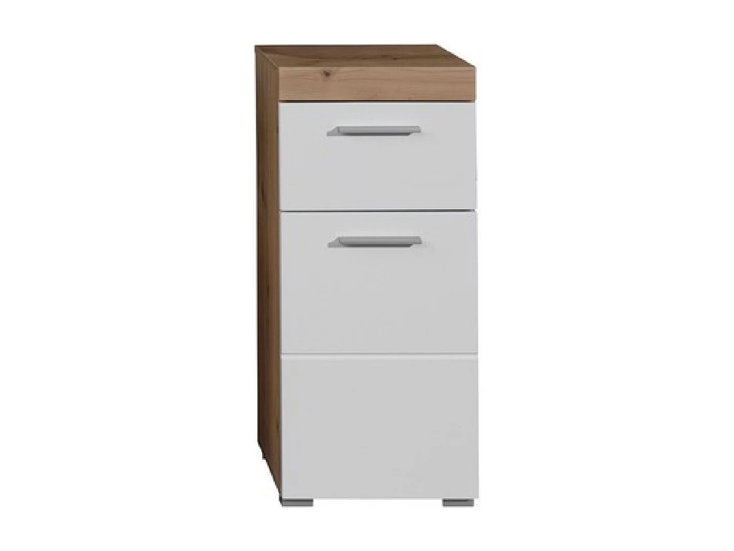 Meuble de Salle de Bain Amanda 11, Blanc, 37x31x79 cm, Seven Design
