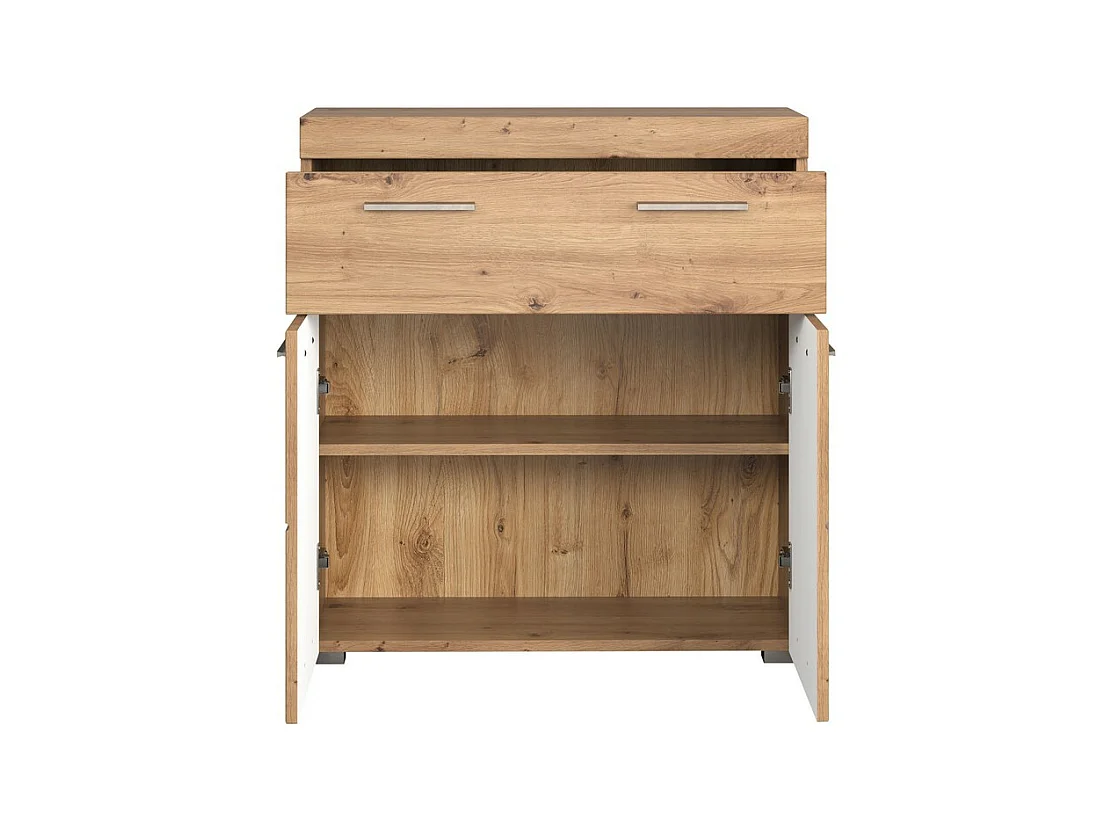 Meuble de Salle de Bain Amanda, Marron, 73x31x79 cm, Seven Design