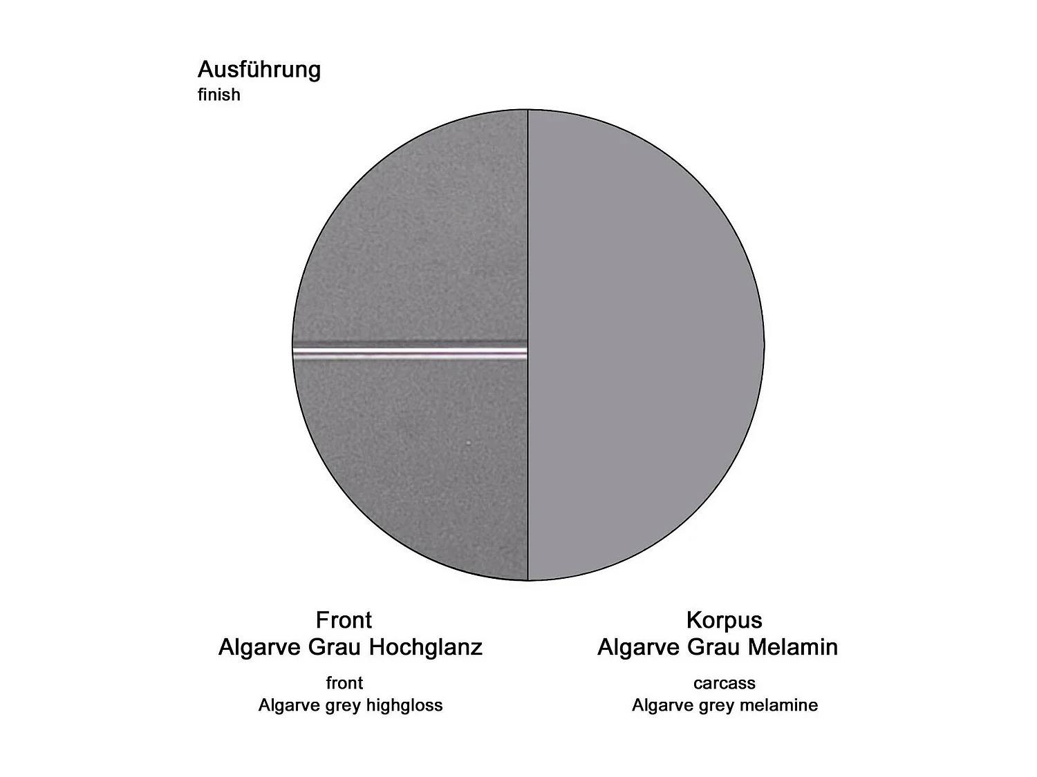 Badkamer Meubel Amanda, Grijs, 37x79x31 cm, EPIKASA