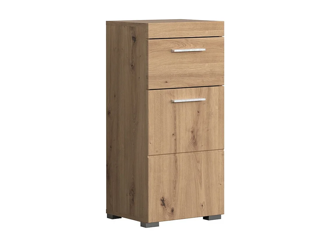 Meuble de Salle de Bain Amanda, Marron, 37x31x79 cm, Seven Design