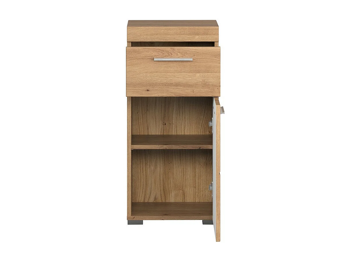 Meuble de Salle de Bain Amanda, Marron, 37x31x79 cm, Seven Design