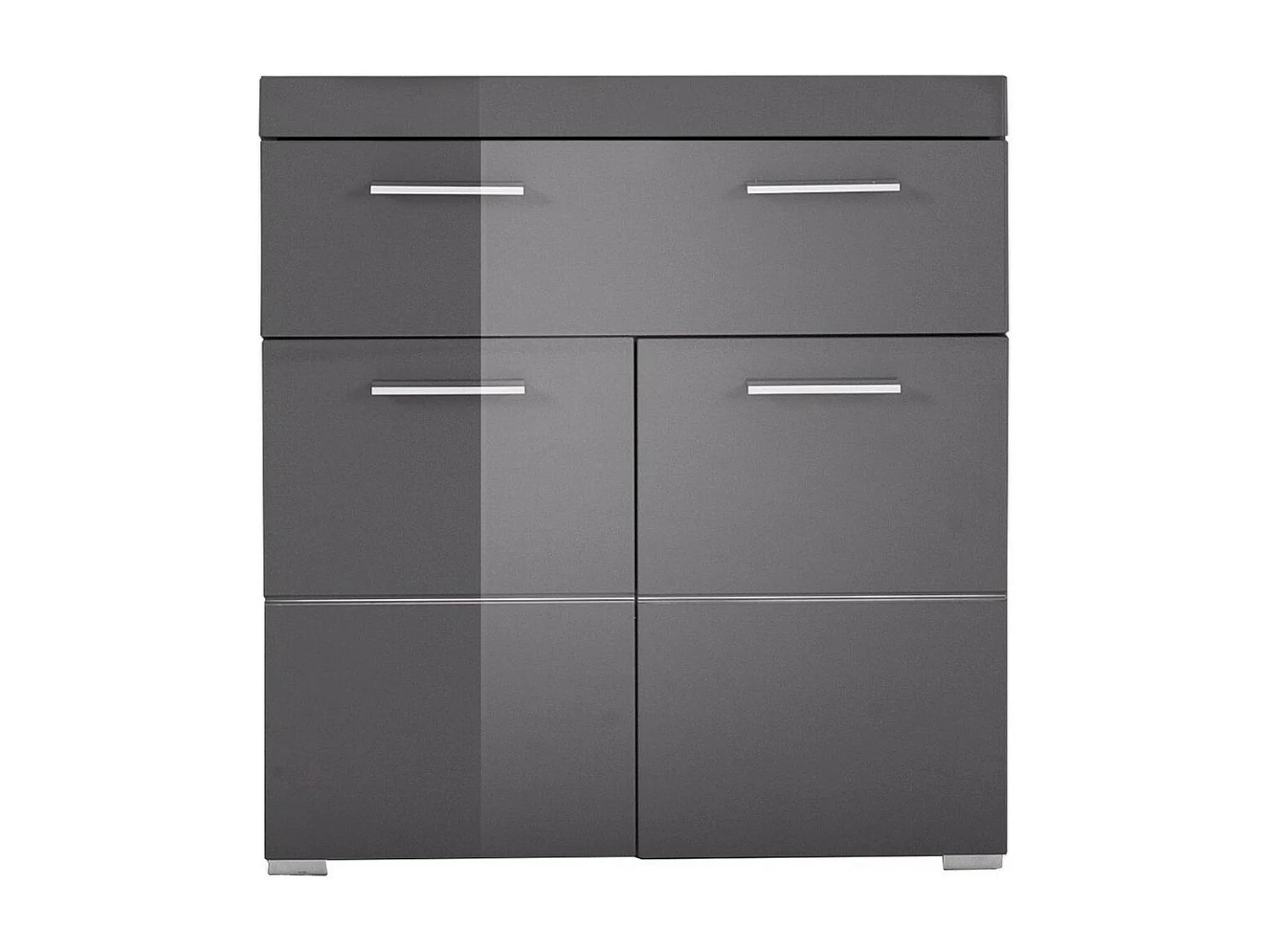 Mobile Bagno Amanda, Grigio, 73x79x31 cm, EPIKASA