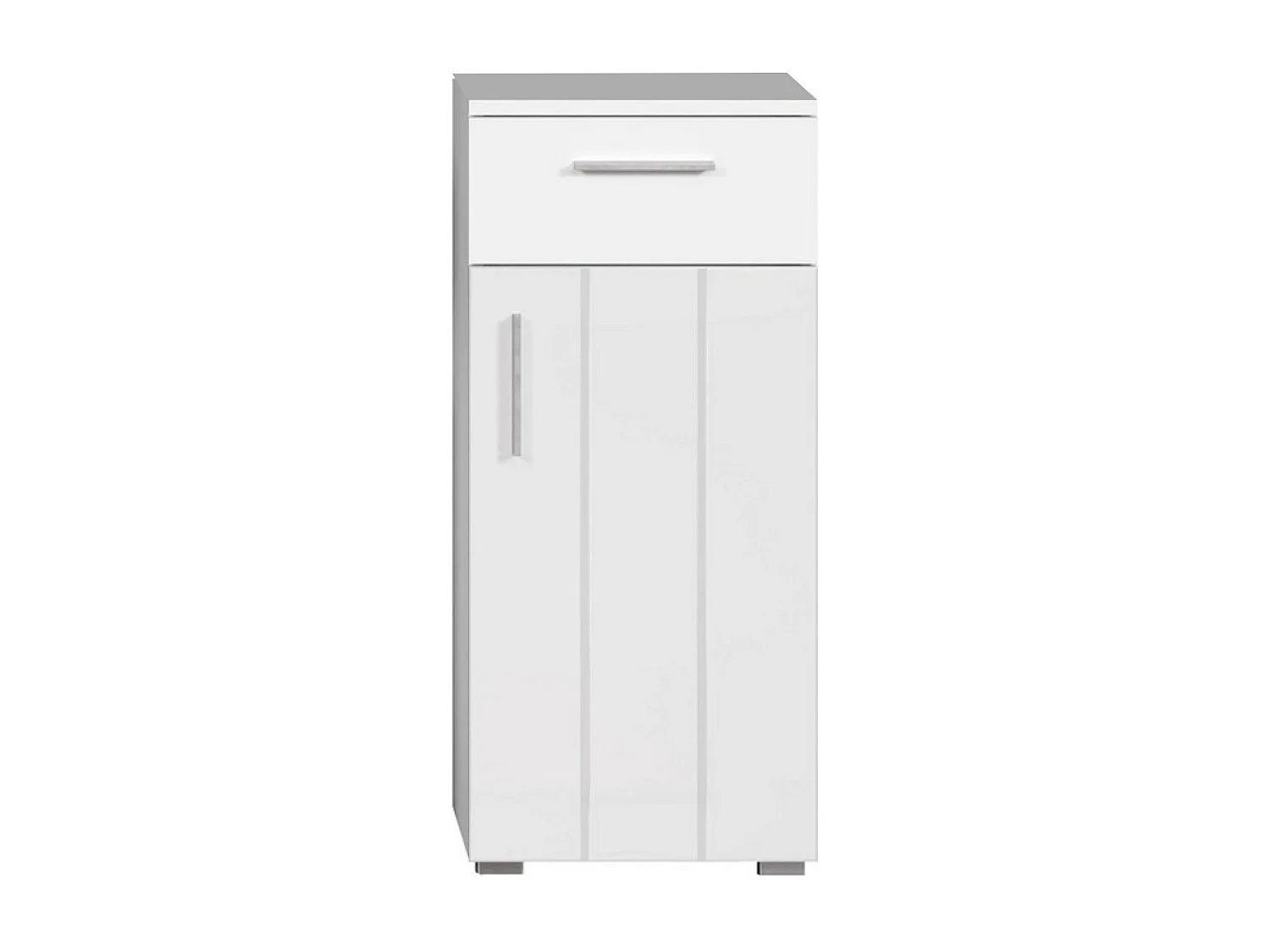 Meuble de Salle de Bain Wons, Blanc, 37x31x83 cm, Seven Design