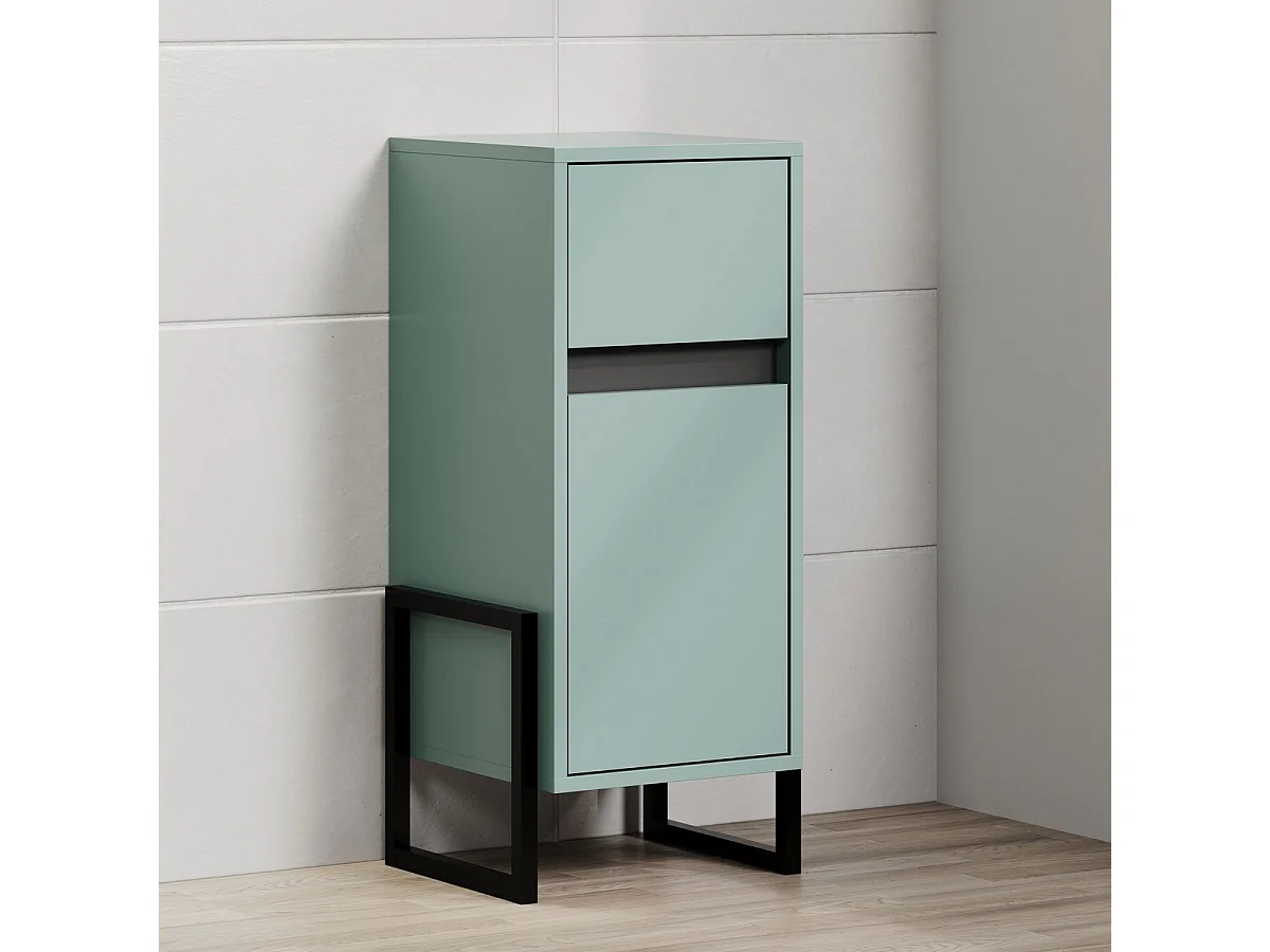 Badkamer Meubel Matix, Blauw, 36x80x35 cm, EPIKASA