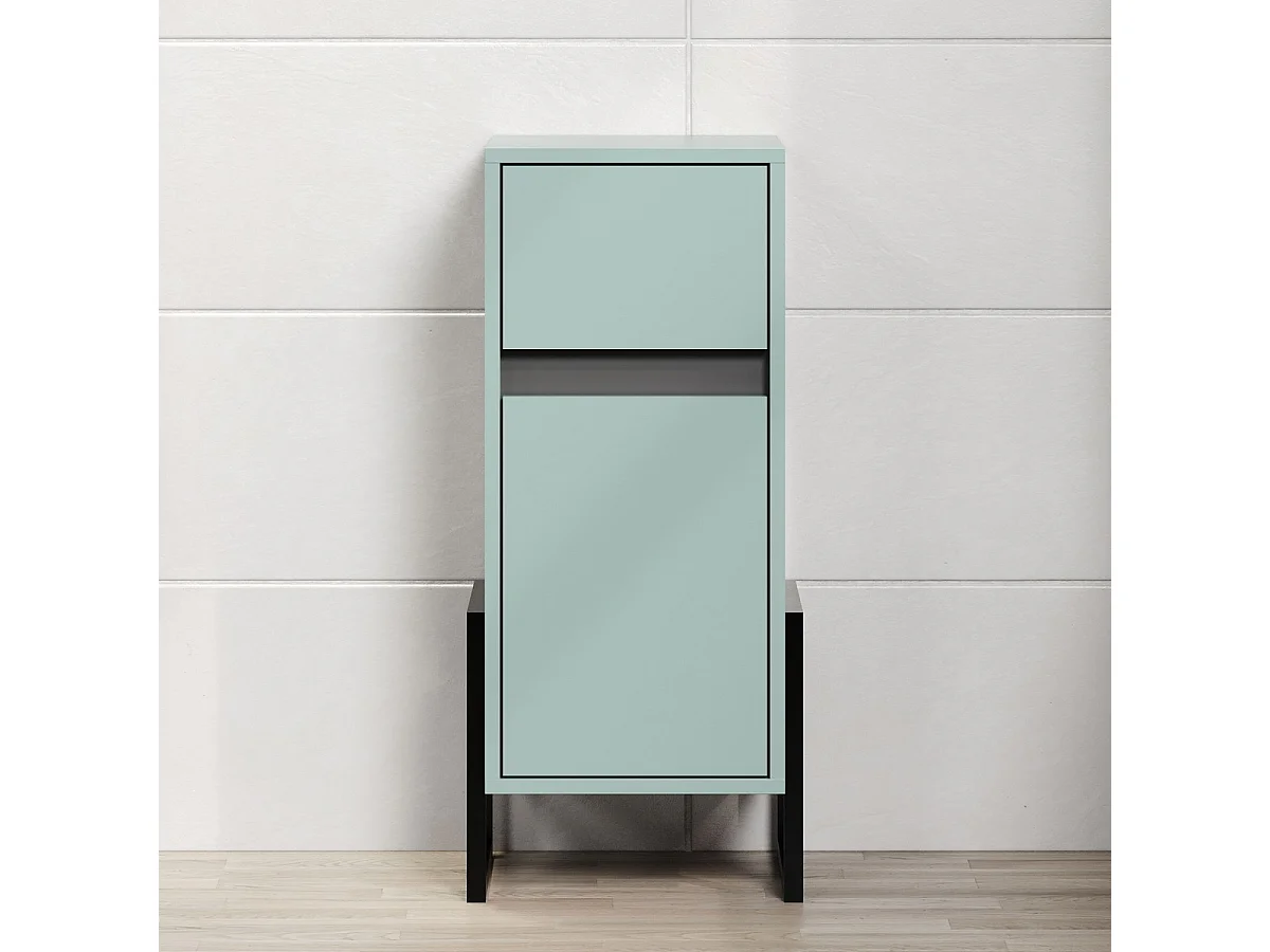 Badkamer Meubel Matix, Blauw, 36x80x35 cm, EPIKASA