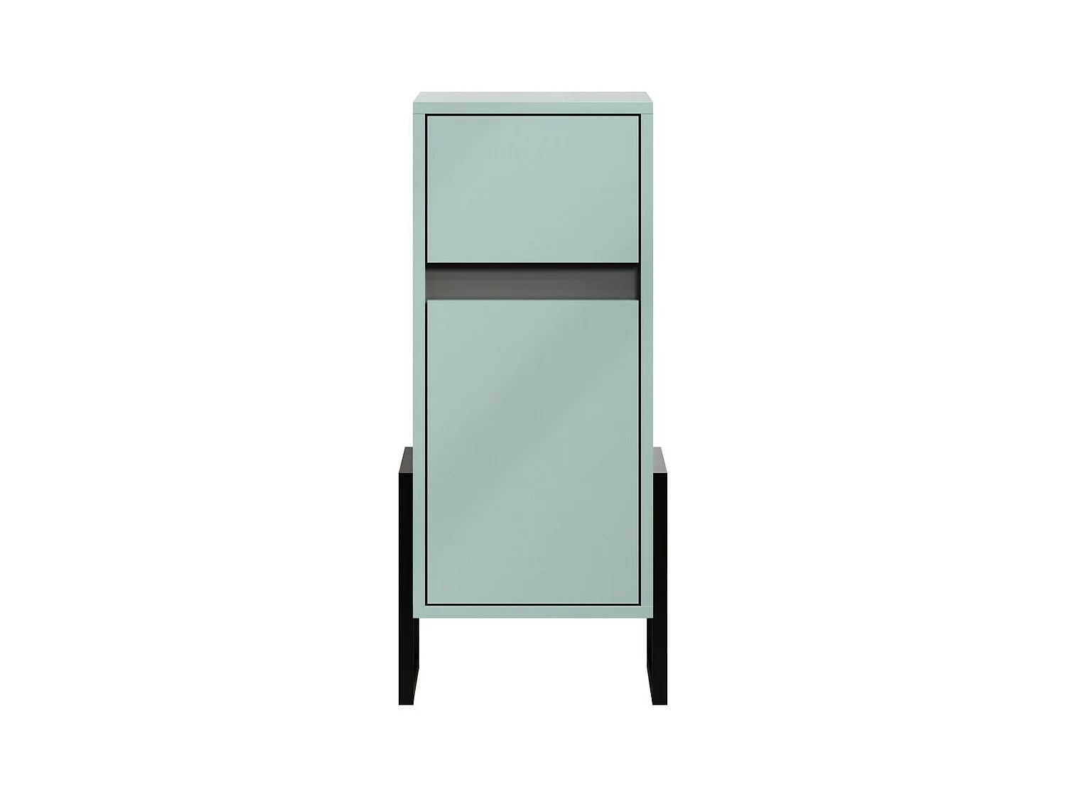Meuble de Salle de Bain Matix, Bleu, 36x80x35 cm, EPIKASA