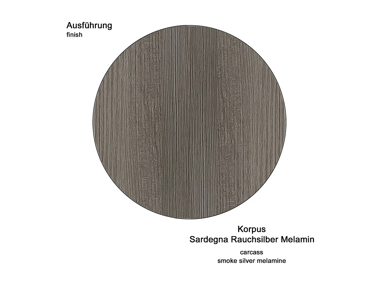 Badkamer Meubel Moon, Grijs, 30x76x30 cm, EPIKASA