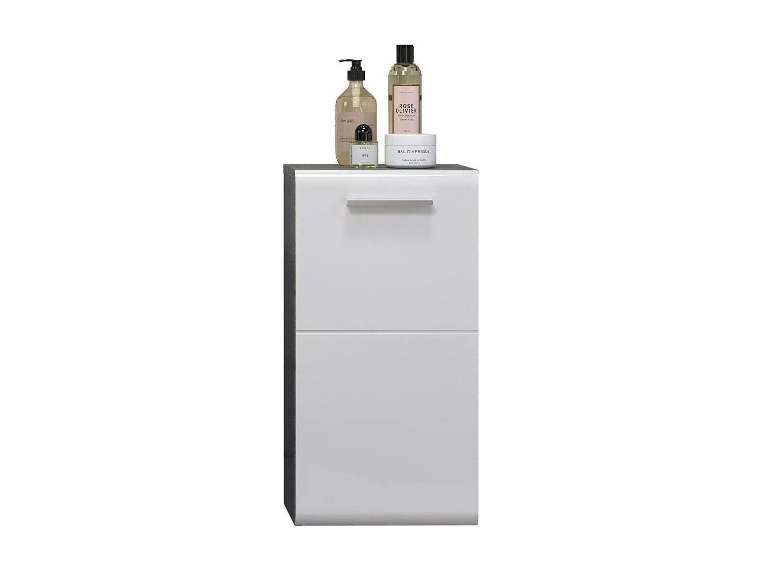 Meuble de Salle de Bain Riva, Blanc, 35x33x68 cm, Seven Design