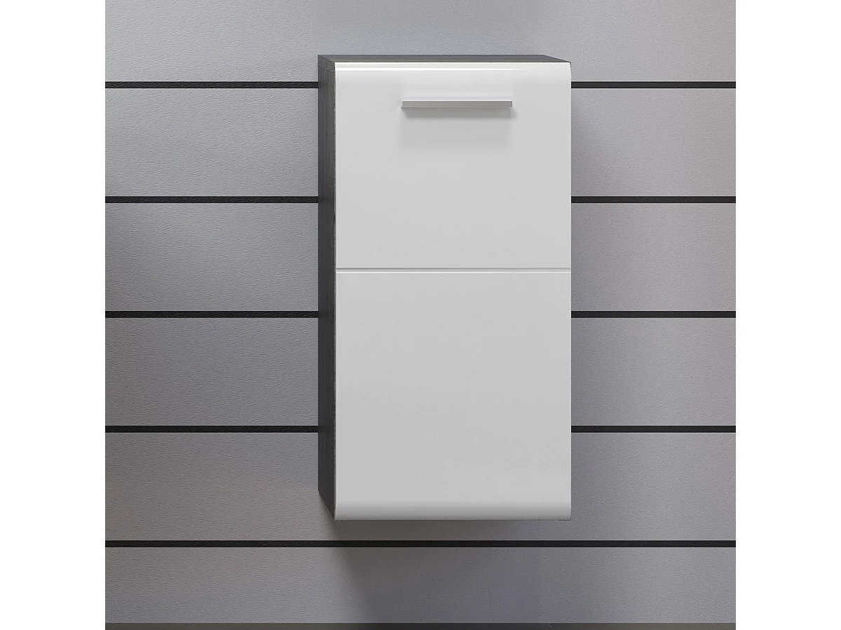 Meuble de Salle de Bain Riva, Blanc, 35x33x68 cm, Seven Design