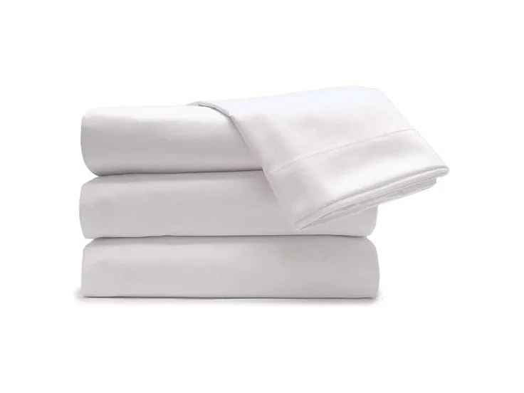 Juego de Sábanas Blancas 3 Piezas Cama 105cm Tacto Extrasuave Descansin