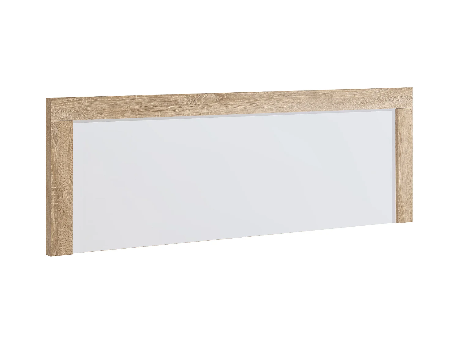 Cabecero para Camas de 135 y 150 cm en Color Cambrian-Blanco (Largo 155 / Alto 60 / grossor 3 cm) - Buyqualia