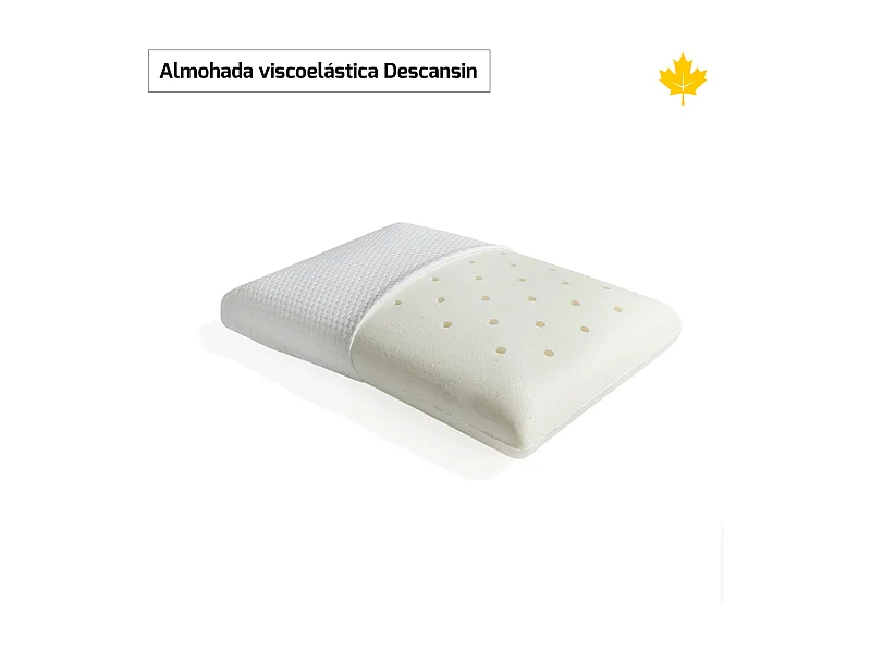 Oreiller ergonomique en mousse à mémoire de forme | 75 cm | Effet nuage | soulage les tensions | Double couverture