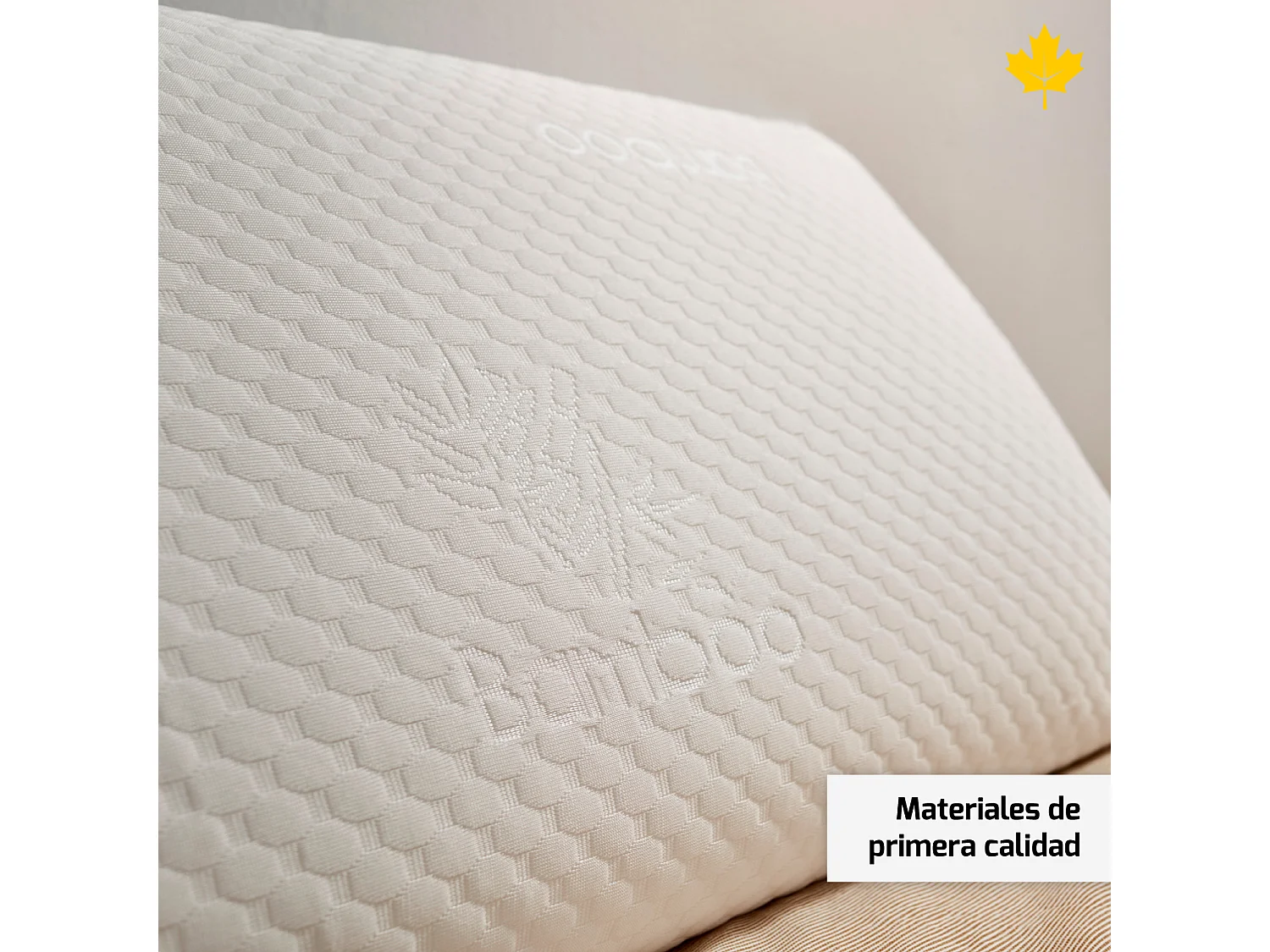 Almohada Viscoelastica 70 cm Descansin | Efecto nube | Visco | Alivia Tensiones | Doble Funda
