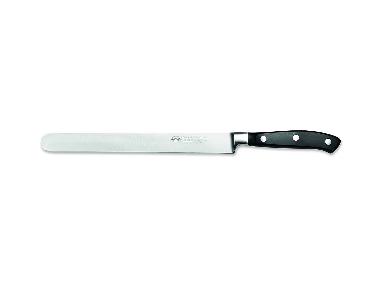 Couteau de Cuisine Ergoforge, Noir, 2,3x6x46 cm, Sanelli