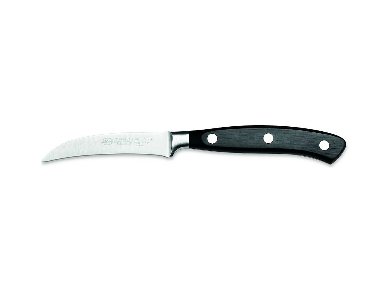 Couteau de Cuisine Ergoforge, Noir, 2,3x6x30 cm, Sanelli