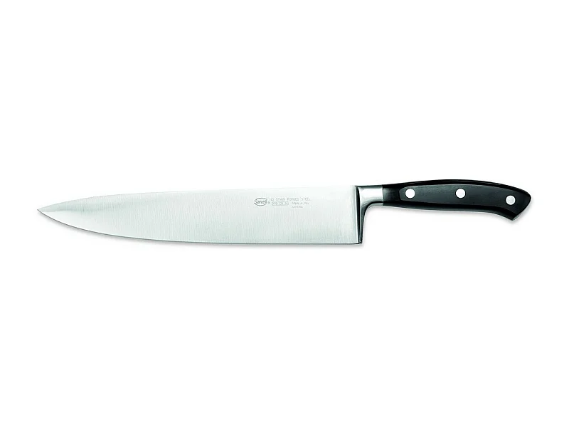 Coltello da Cucina Ergoforge 6, Nero, 2,3x6x40 cm, Sanelli