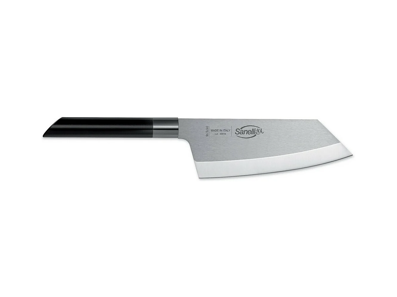 Couteau de Cuisine SanelliSan, Noir, 9,3x3,3x37,5 cm, Sanelli