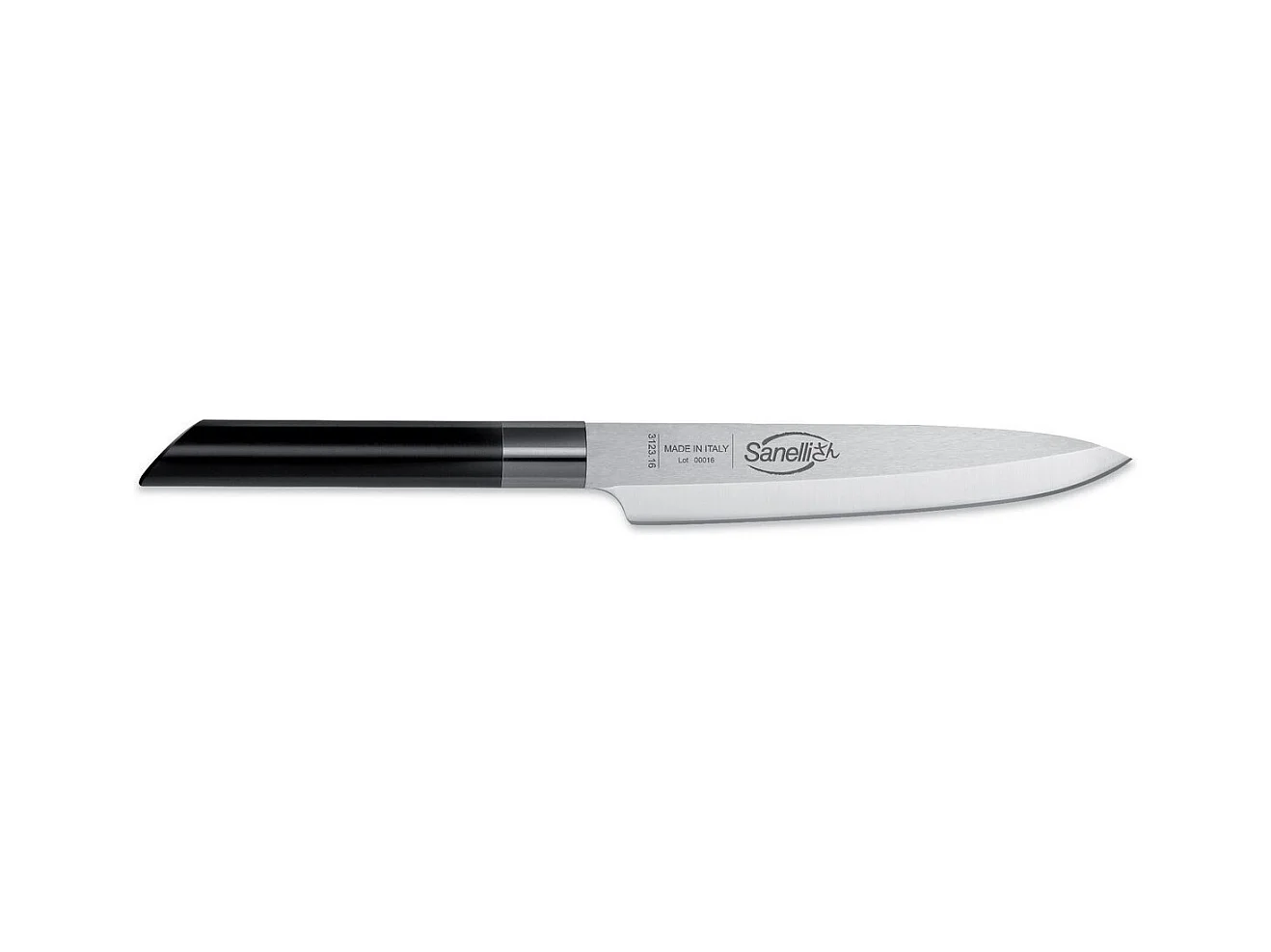 Couteau de Cuisine SanelliSan, Noir, 9,3x3,3x37,5 cm, Sanelli