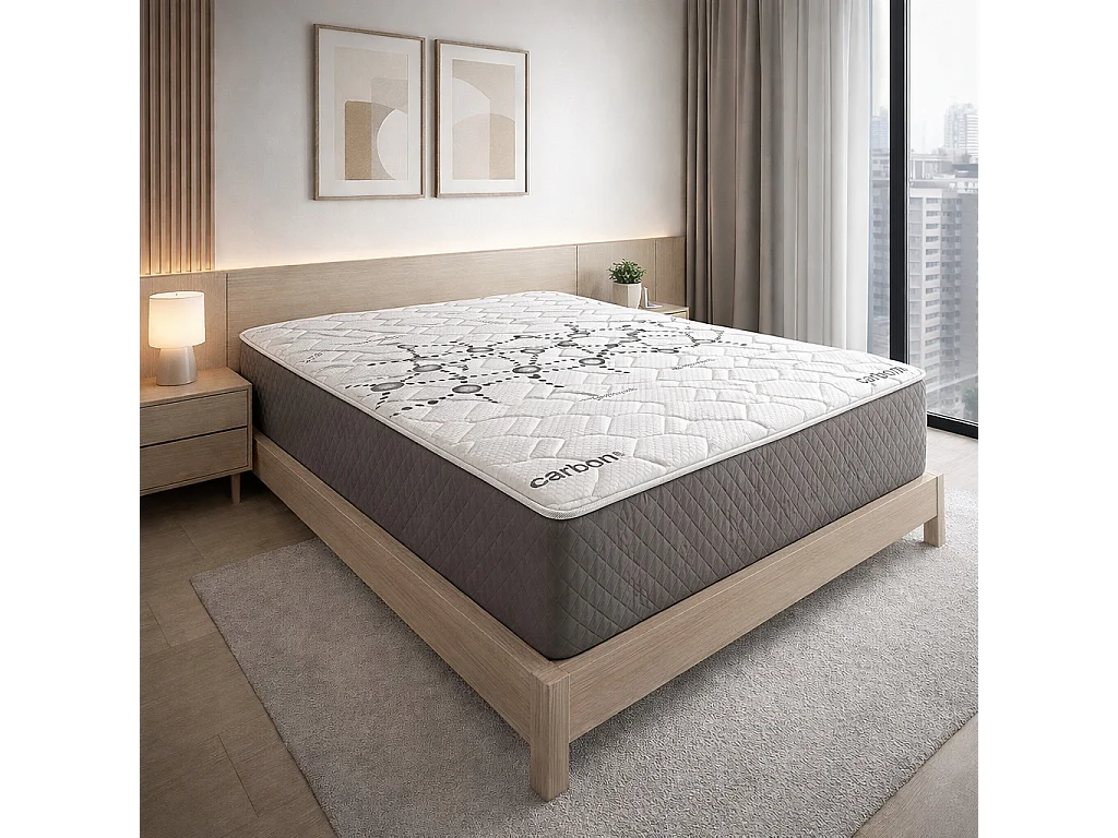 Matelas Mousse à mémoire de forme 140x190cm |30 cm d'épaisseur | Haute fermeté | Anti stress, Parfait soutien