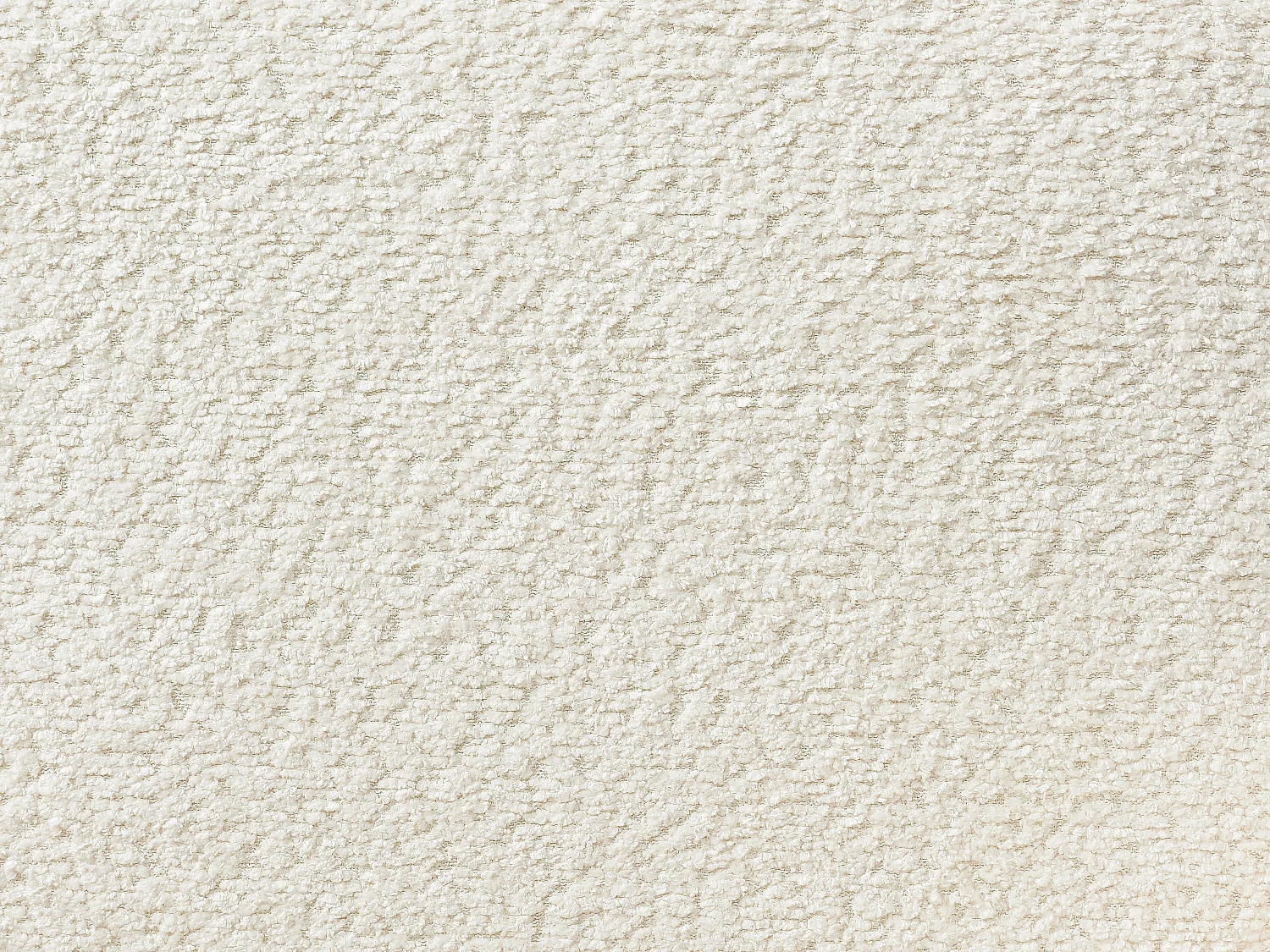 Stuhl 6er-Set - Bouclé-Stoff & schwarzes Metall - Cremefarben - ALTINAM von Pascal MORABITO