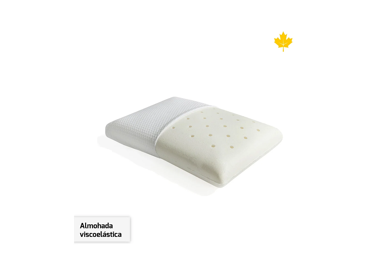 Pack Colchão e Almofada Viscoelástica e Cama de cama Descansin | 100 x 200 |  22 cm de altura com 7 zonas de descanso | Efeito nuvem | Silencioso