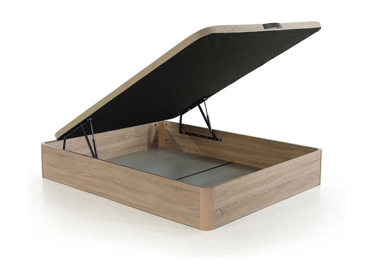 Canape Abatible 180 x 200 cm | Color Beige | Con Subida A Domicilio | Reforzado | Gran Almacenaje | Descansin