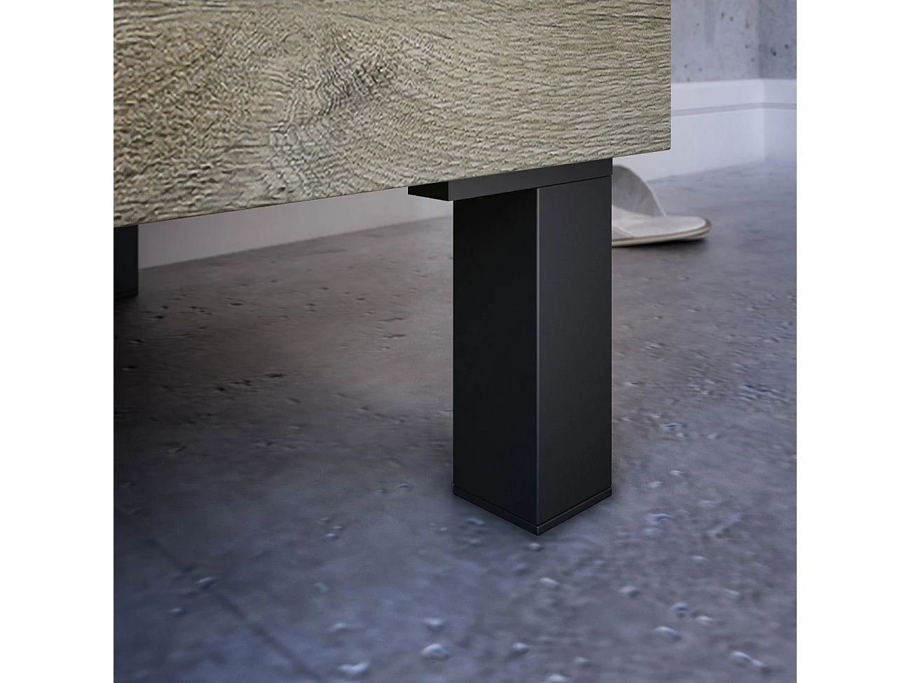 Mueble de baño Athena 80 3 cajones + espejo Roble Alaska