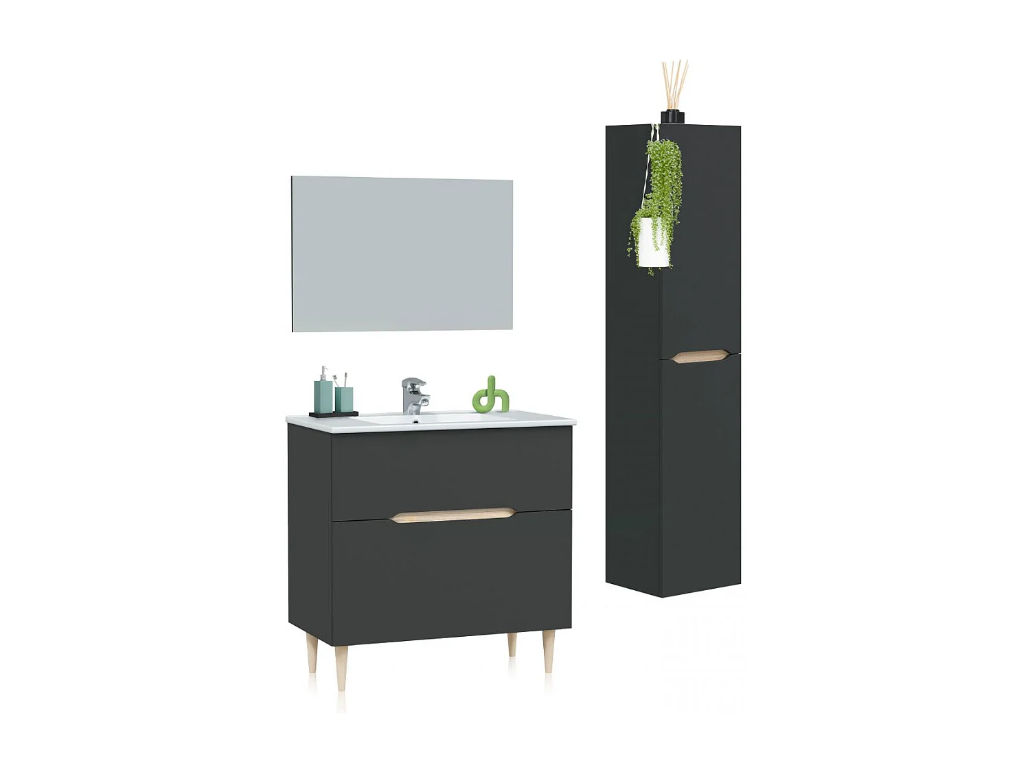 Pack de baño Opera 80 + Columna de baño