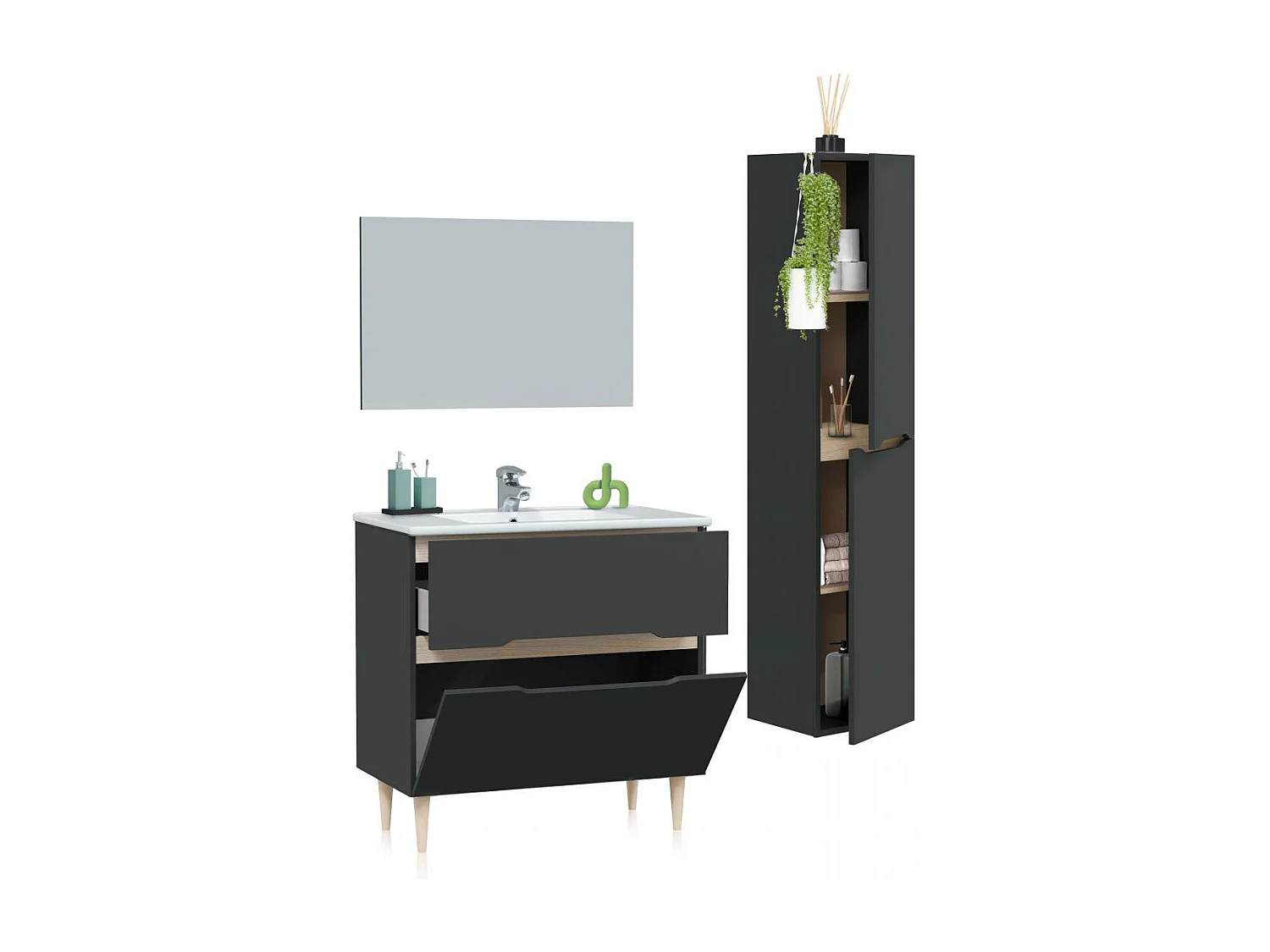 Pack de baño Opera 80 + Columna de baño