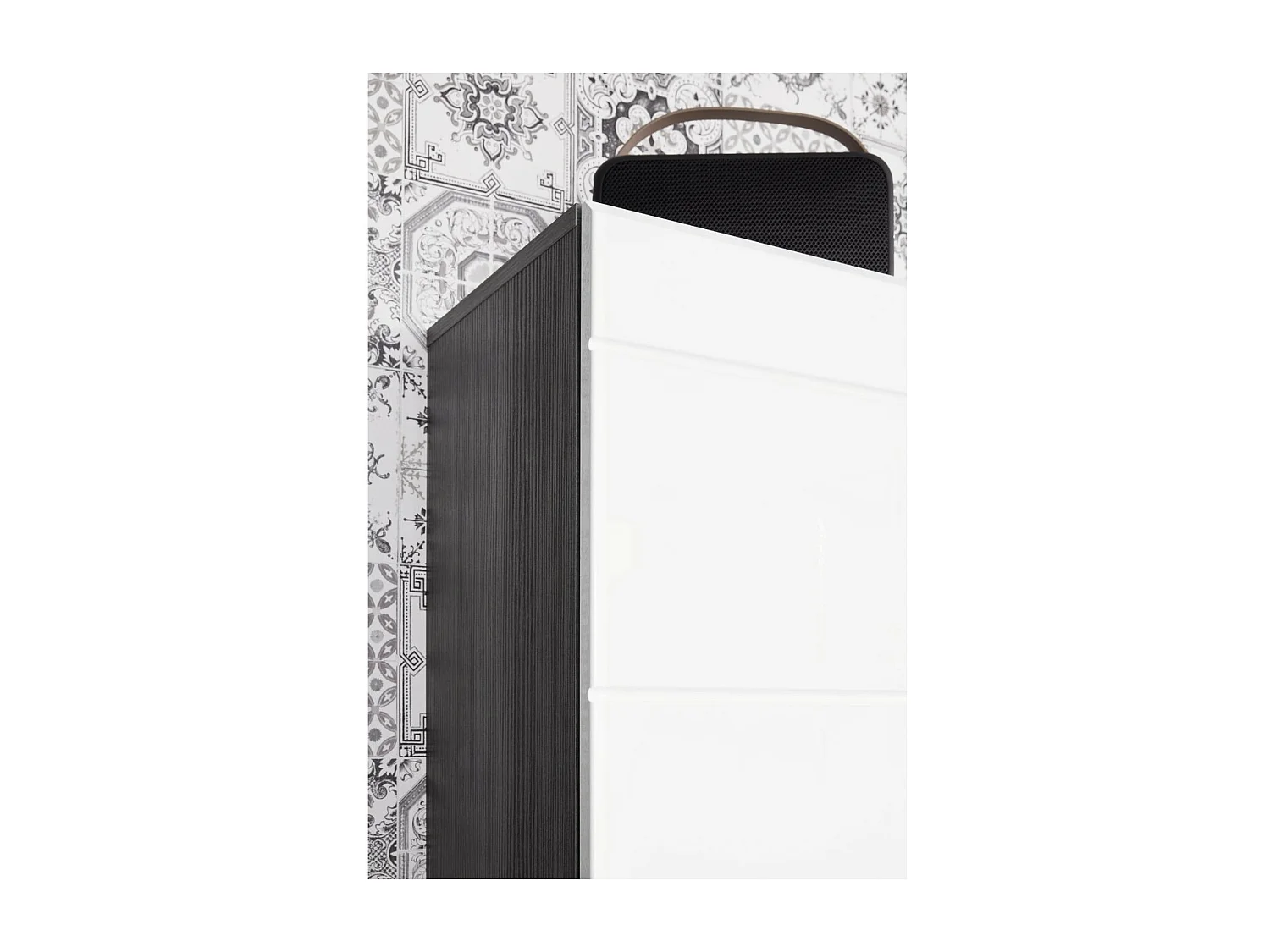 Meuble à Colonne Dic, Blanc, 37x182x31 cm, Seven Design