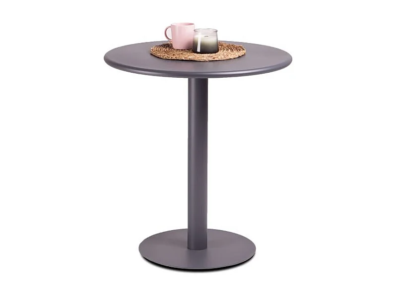 Mesa de exterior redonda Glot Antracita