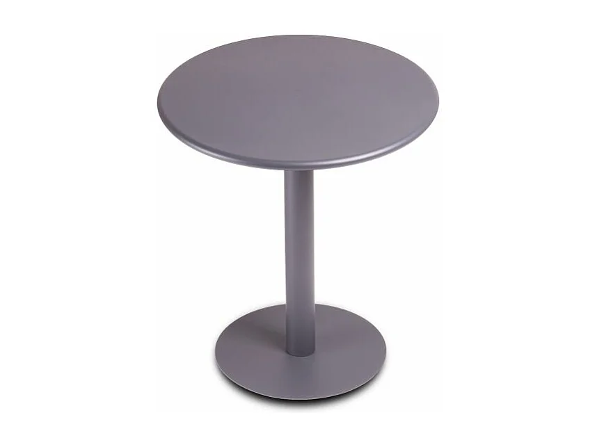 Mesa de exterior redonda Glot Antracita